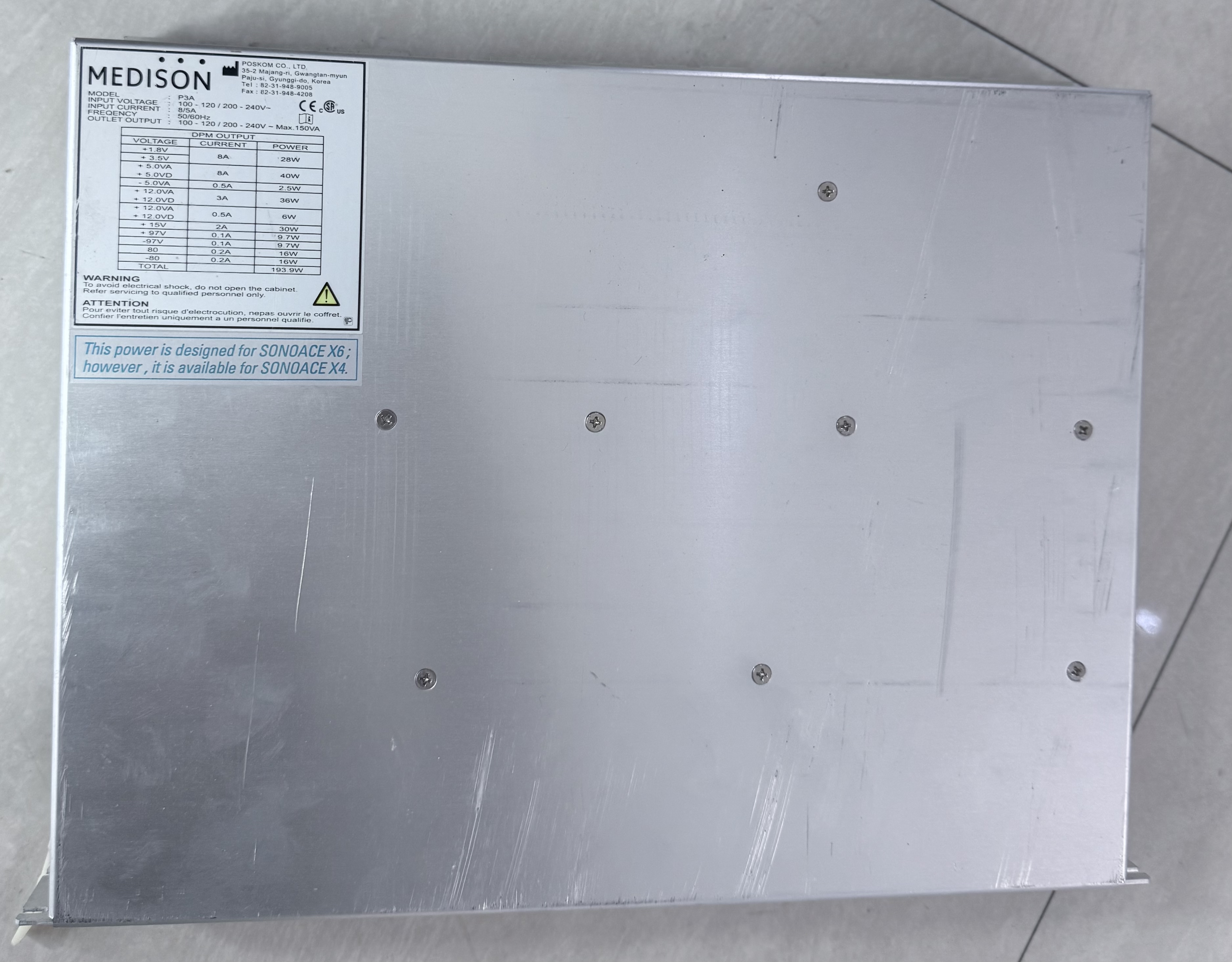 Samsung SAX4-DDM - Power Board, SAX4-DPM