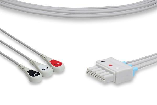 Siemens 8253040 ECG Cable for Sequoia C256 - Professional medical equipment by Geprobe. High-quality medical device for healthcare professionals.